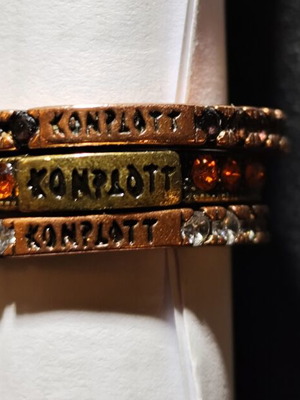 Δαχτυλίδια Konplott Daily Glam καινούργια με κρύσταλλα Swarovski