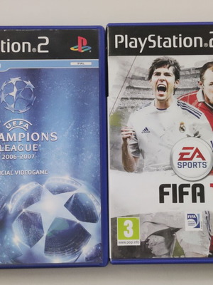 PS2 soccer game bundle UEFA Champions League 2006-2007 and FIFA 11 like new