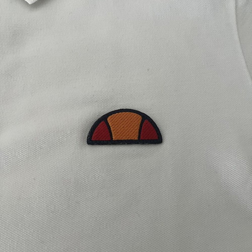 Ellesse Polo Shirt Large white like new with embroidered logos