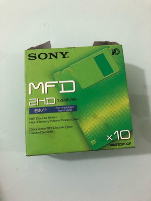 Sony δισκέτες σαν καινούργιες, πακέτο 9 τεμαχίων