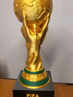 World Cup Football Trophy new, height 30cm