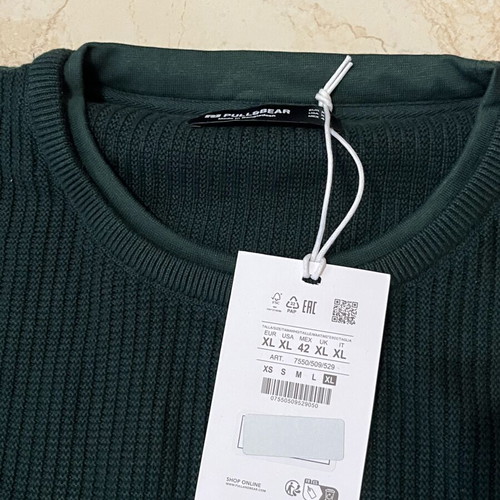 Men's long-sleeve shirt cypress XL Pull and Bear new