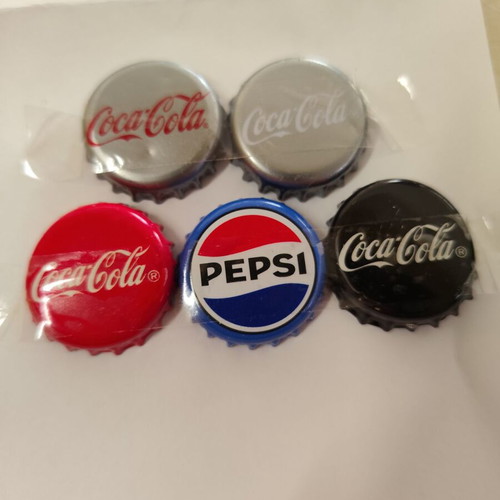 Καπάκια Coca Cola και Pepsi Cola, σετ 5