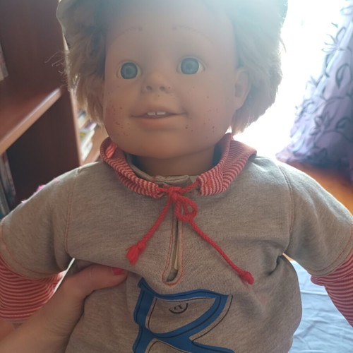 Smoby Robbie vintage doll, 60cm, 2000s
