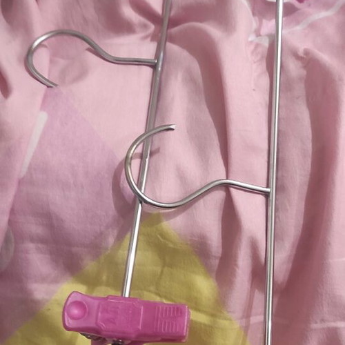 Hangers with clips used, set of 9 pieces