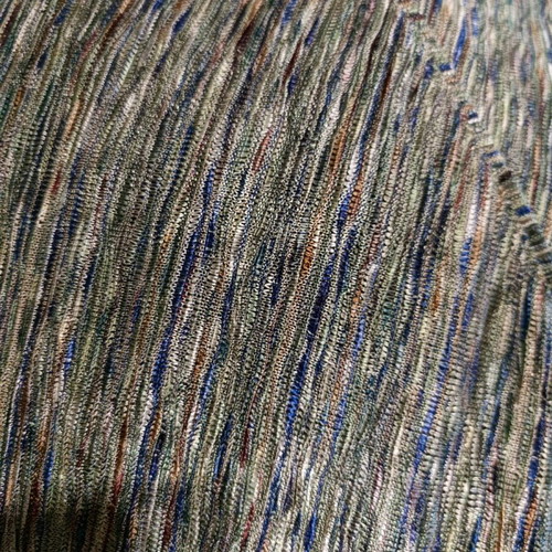 More & More dress like new with gold green and blue brown pattern, size S