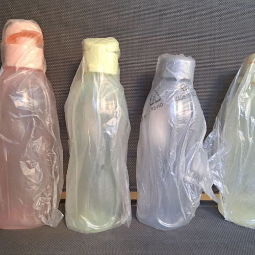 Tupperware 500ml bottles new with spout