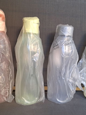 Tupperware 500ml bottles new with spout