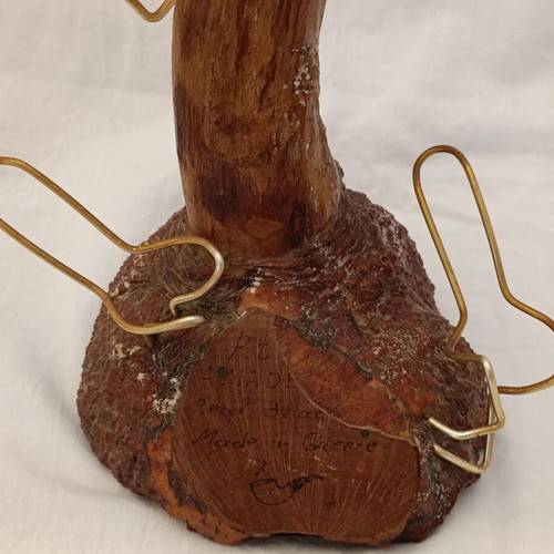Amadeus Pipe Stand for 8 Pipes made from Heather Root used, 1980s