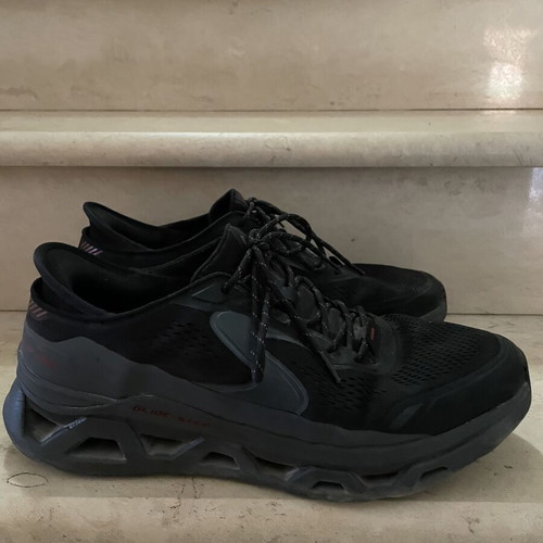 Skechers athletic shoes like new, size 46, black and gray