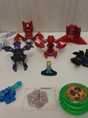 Bakugan 2 Project figures used, set with accessories