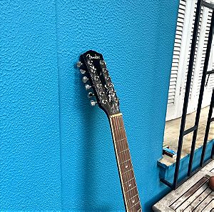 Fender 12χορδη ηλεκτρακουστικη κιθάρα CD160SE black