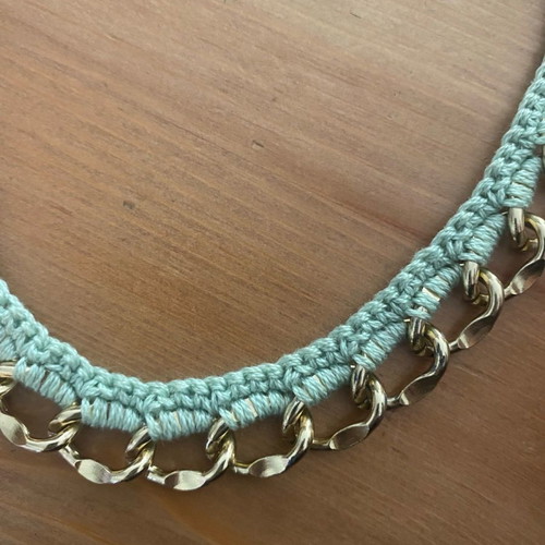 Necklace worn twice