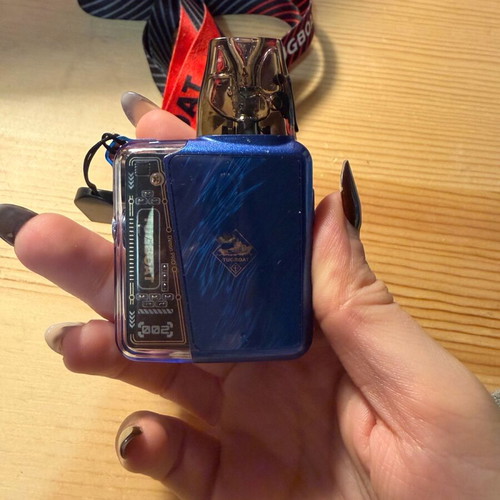 TUGBOAT Dimon Pro pod with lanyard like new, blue color