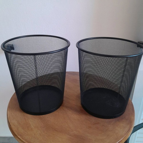 Office waste bins like new, set of 2