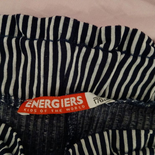 Energiers striped pants used, size 176 cm, women's XS-S