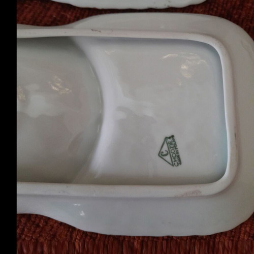 Cup with integrated saucer for dessert new, tea or coffee