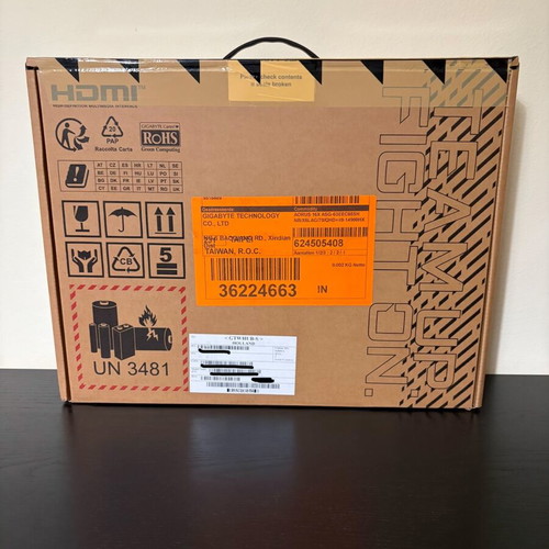 Gigabyte Aorus 16X 16" gaming laptop i9-14900HX 32GB 2TB SSD RTX 4070 new