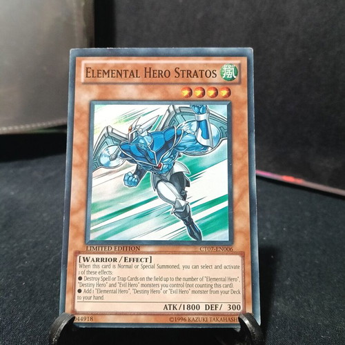 Elemental Hero Stratos Holo Yu-Gi-Oh card -  2,50 - Vendora.cy