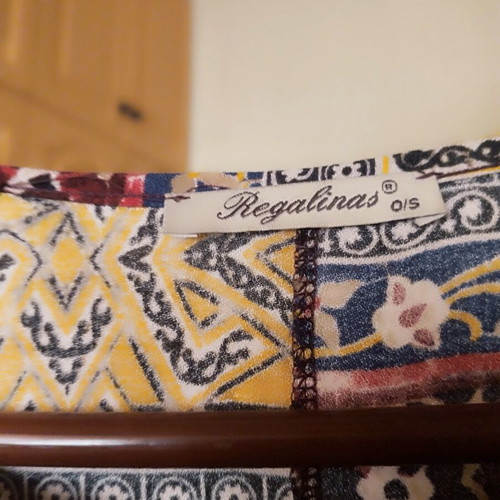 Regalinas ethnic dress used, colorful, size S