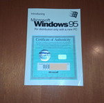 Microsoft Windows 95 Operating System like new, without CD