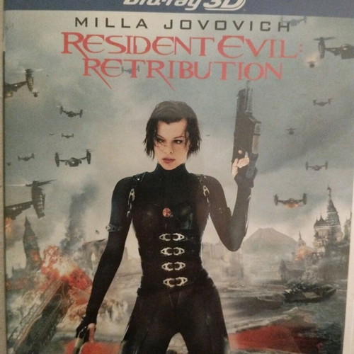 Resident Evil Retribution Blu Ray 3D like new