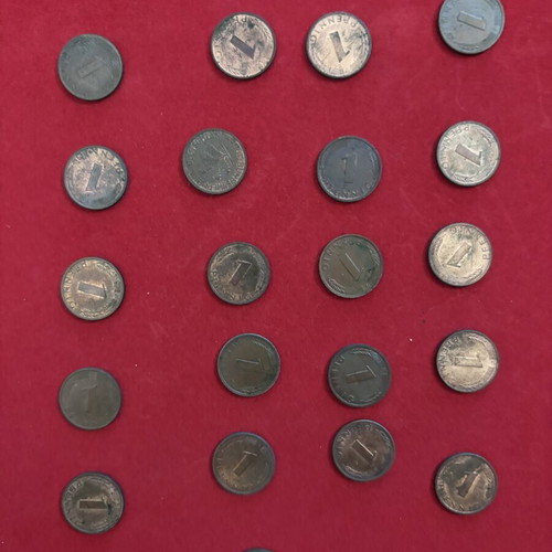 German coins, 21 pieces