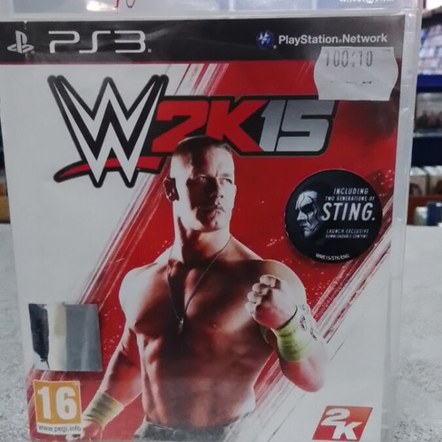 WWE 2K15 PS3 game used, with manual