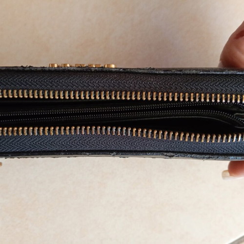 Guess wallet, black, genuine leather