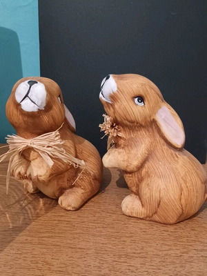 Decorative rabbit like new
