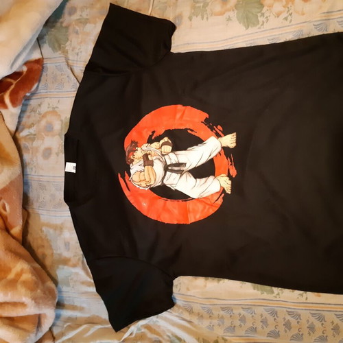T-shirt Ryu Street Fighter size XL breathable fabric new