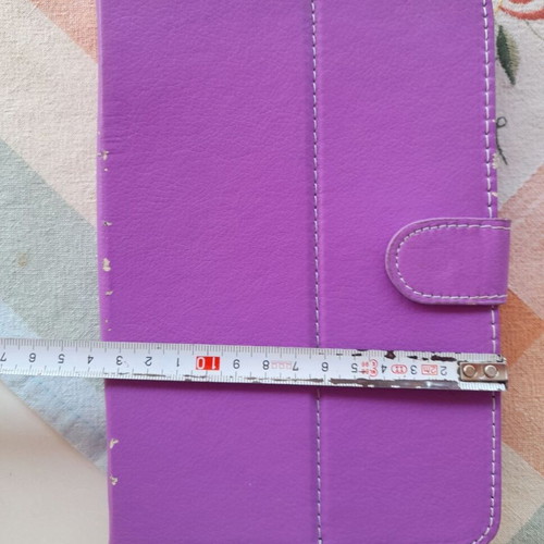 Universal book case for 7-8 inch tablet, purple