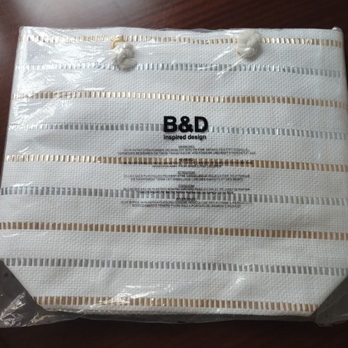 B&D Large Fabric Beach Bag new in plastic