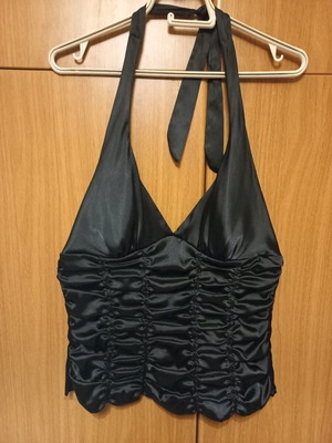 Μπλούζα Enzzo μαύρη, μια φορά φορεμένη, μέγεθος L