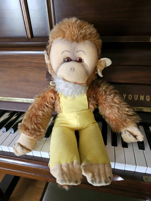 Vintage Josephine collectible monkey from 1970s, like new