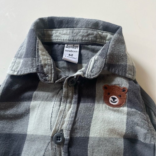 Baby shirt for boy new, cotton 1-3 months