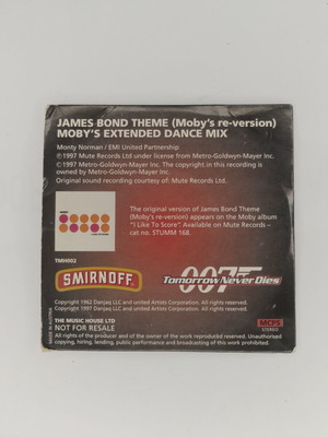 Moby - James Bond Theme [Promo] (3" Mini CD Single)