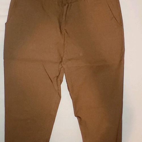 Women's brown pants high waist, slim fit, like new, size S