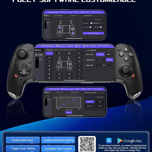arVin Mobile Gaming Controller USB-C for Android and iPhone