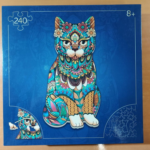 Innovakids Cat wooden puzzle, 240 pieces, irregular shape