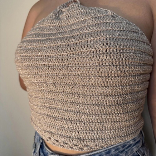 Handmade crochet top made to order