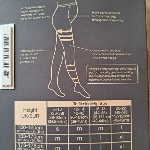 Mothercare maternity tights 20 denier medium, new, beige
