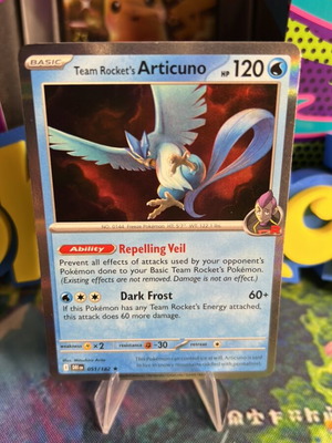 Κάρτα Team Rocket’s Articuno Holo Pokemon καινούργια