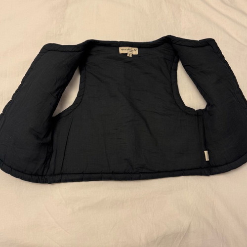 Polder April Showers warm vest for girls 6 years like new, black