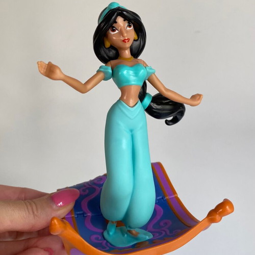 Disney Princess Jasmine PVC Figurine on Flying Carpet used