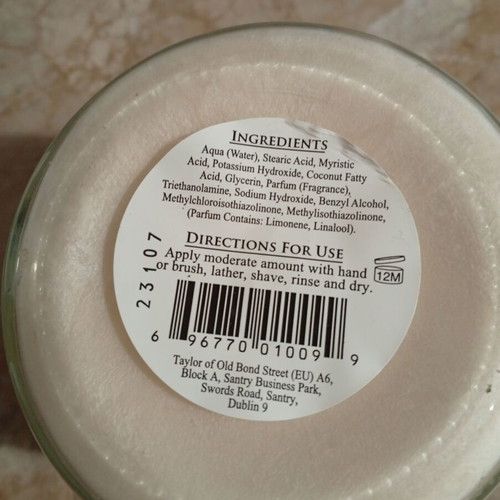Taylor of Old Bond Street shaving cream like new, 150g