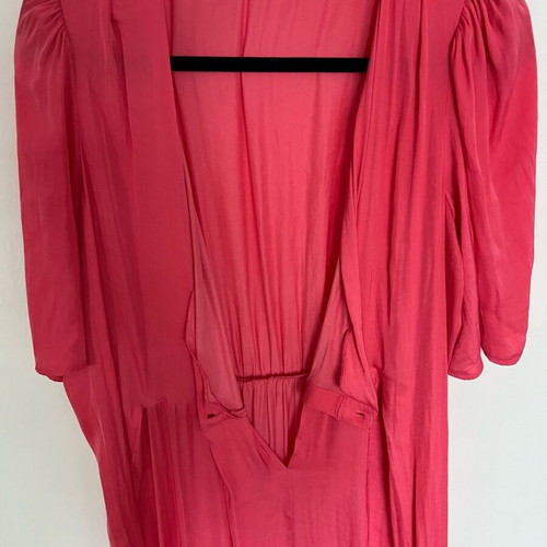 oysho pink dress OYSHO. Long mauve checked dress. TM Hibuy market