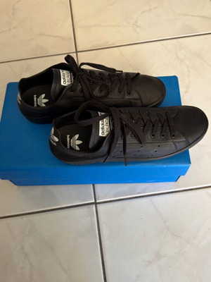 Adidas x Balenciaga Stan Smith μαύρα δερμάτινα αθλητικά παπούτσια καινούργια