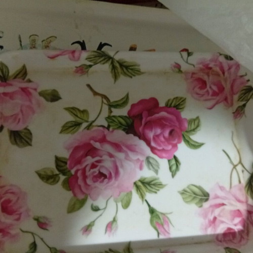 Small plates used, set of two