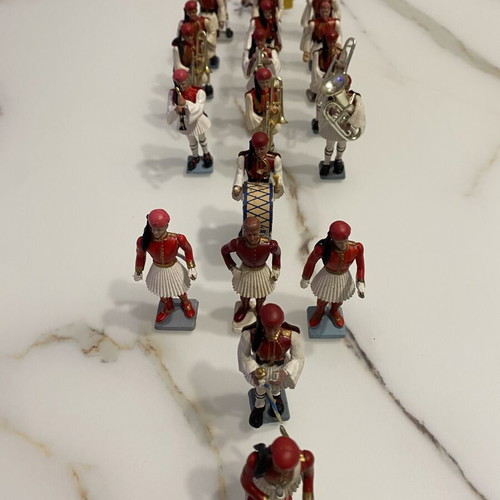 Athina Pal Evzones military figurines used